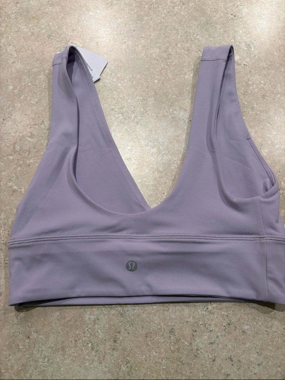 LululemonWomen's Lined V-Neck Bralette - Lavender - Picture 2 of 3